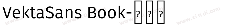 VektaSans Book字体转换
